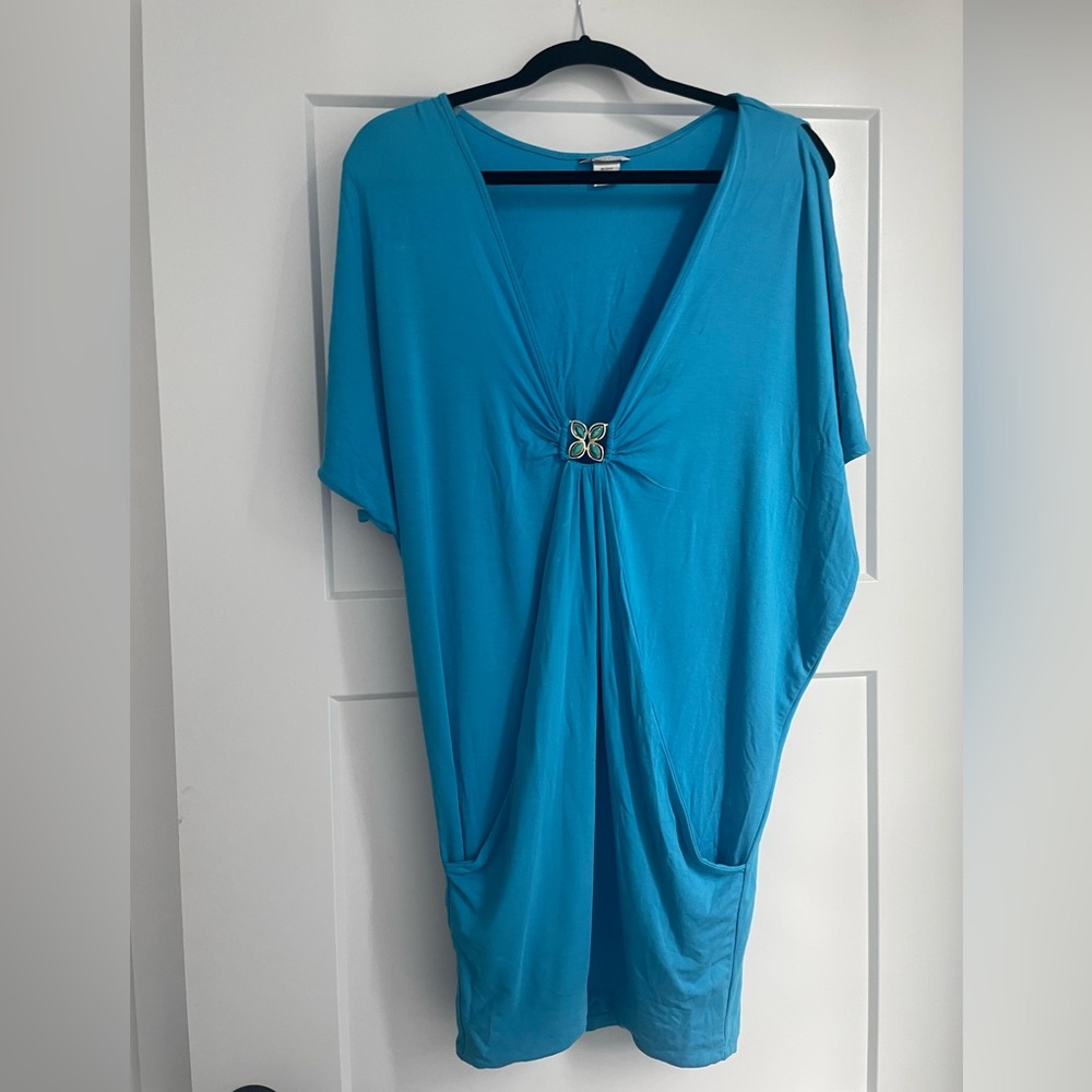 Trina Turk, Bathing Suit Cover Up, Blue, Small